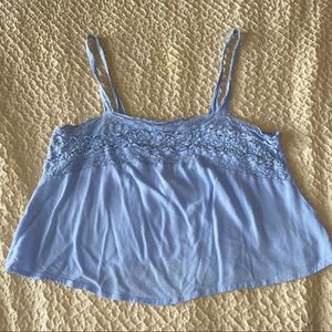 Light Blue Cropped Tank